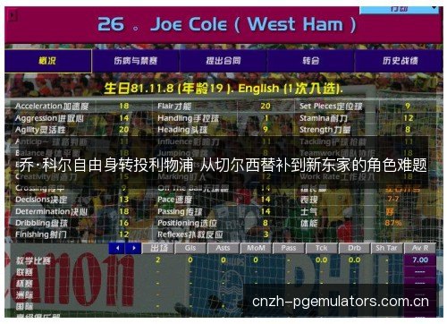 乔·科尔自由身转投利物浦 从切尔西替补到新东家的角色难题 乔·科尔自由身转投利物浦 从切尔西替补到新东家的角色难题